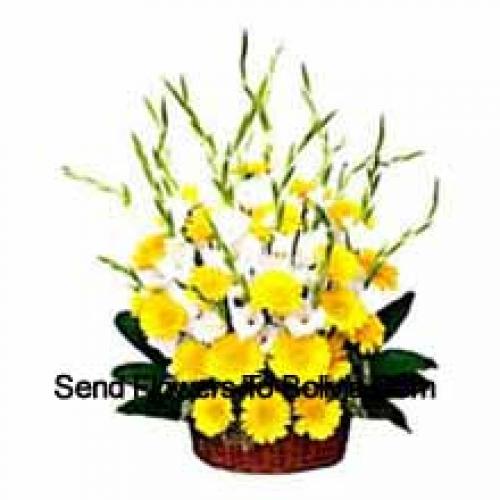 Yellow Gerberas with Assorted Flowers